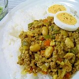 大豆と野菜たっぷりドライカレー☆